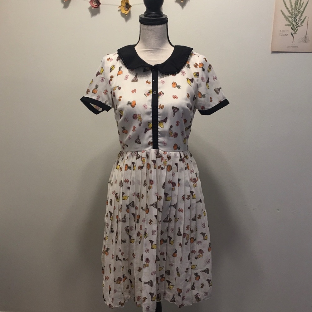 Peter-Pan collar shirt dress